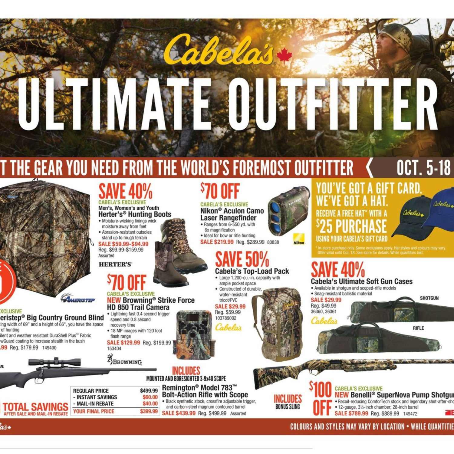 Cabelas Weekly Flyer 2 Weeks Of Savings Ultimate Outfitter