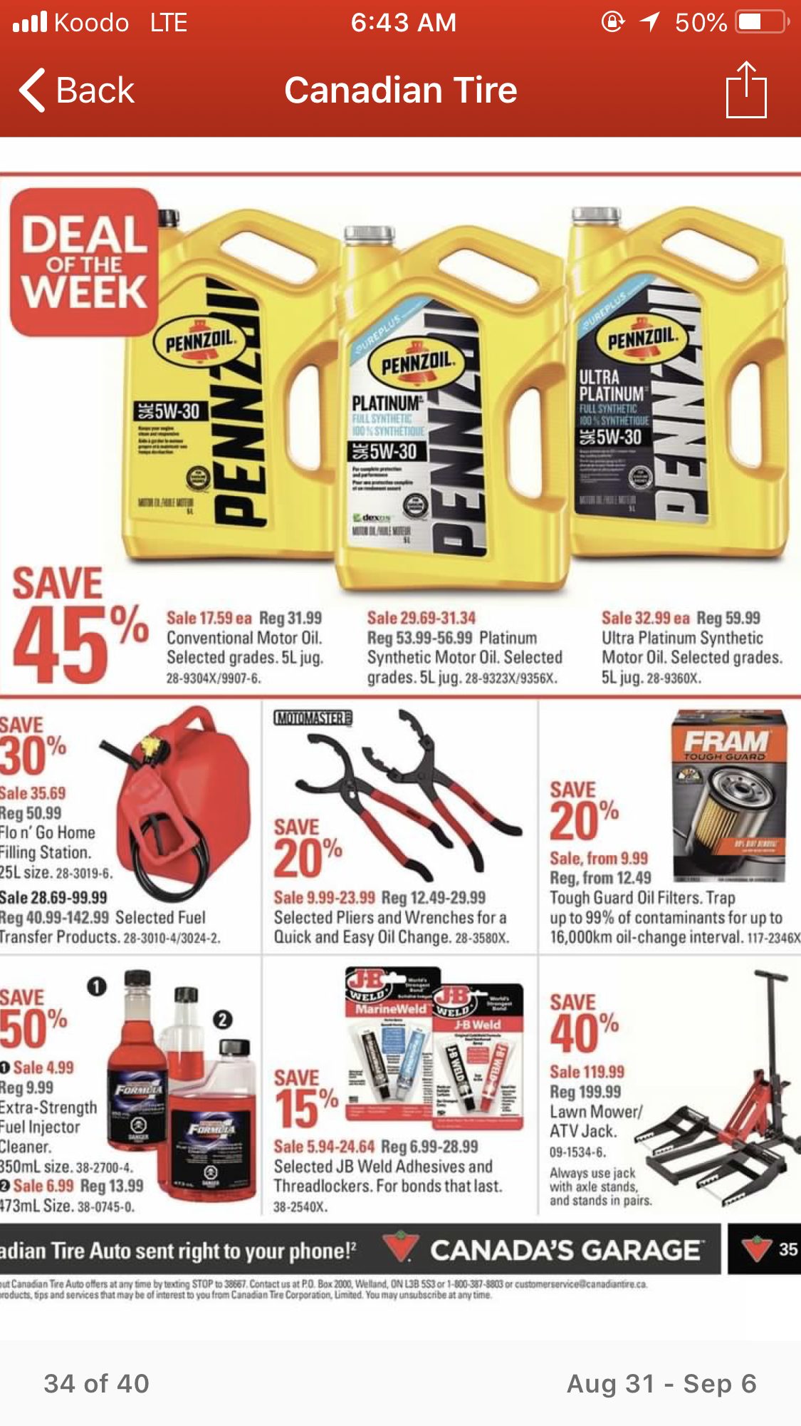 canadian-tire-45-off-pennzoil-euro-and-ultra-platinum-full-synthetic