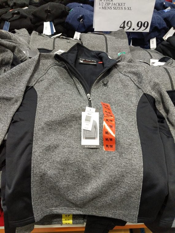 [Costco] Costco Spyder 1/2 zip Sweater $49.99 - RedFlagDeals.com Forums