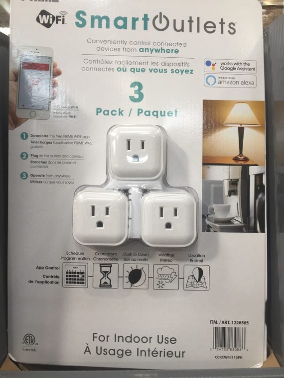 Indoor Wi-Fi Controlled Outlet — Prime Wire & Cable Inc.