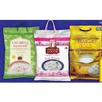 Lal Qilla Supreme, Qilla Premium, Parliament Gold Or India Gate Basmati Rice