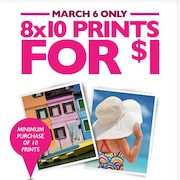 Black's: 8x10 Prints for $1 Each for Today Only (Minimum 10 Print Purchase)