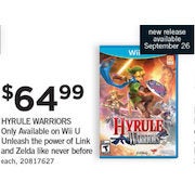 Hyrule Warriors (Nintendo Wii U) - $64.99