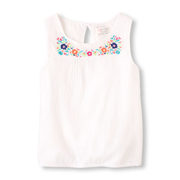 Embroidered Floral Top - $4.99 ($17.96 Off)