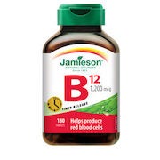 Jamieson Timed Release B12 1200 mcg 180 Tablets - $4.00 off