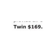 HASVAC Queen Spring Mattress Twin - $169.00