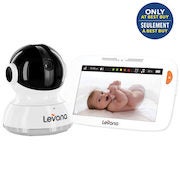 Levana Mylo 5" Touchscreen Video Baby Monitor with Pan/Tilt/Zoom - White - Only at Best Buy - $219.99 ($50.00 off)