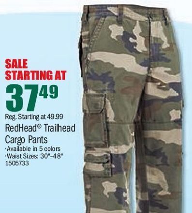 redhead camo cargo shorts