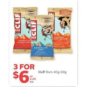 Clif Bars 40 g-68 g - 3/$6.00