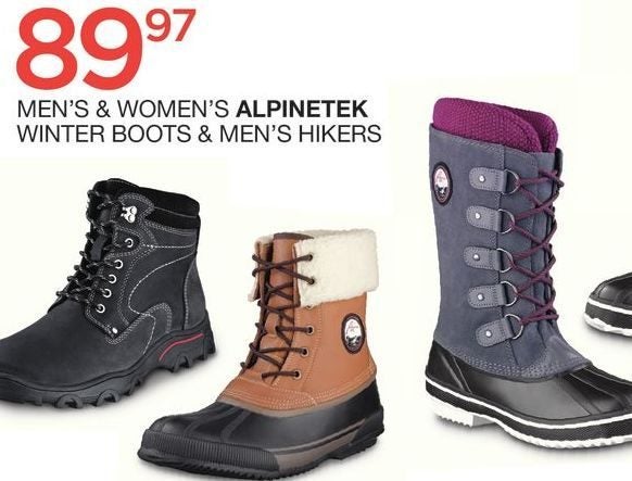 sears womens snow boots