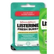 Listerine Dental Floss - $1.99