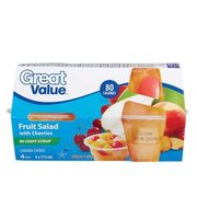 Great Value Fruit Cups - $2.17/pack
