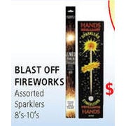 Blast Off Fireworks - $1.29-$4.99