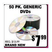 Generic DVDs - $7.99