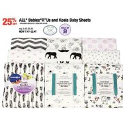 All Babies "R" Us and Koala Baby Sheets - $7.47 - $22.47 (25% off)