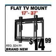 Flat Tv Mount - $14.99