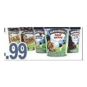 Ben & Jerry's Premium Ice Cream - $4.99