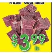 Goat Meat - $3.99/lb