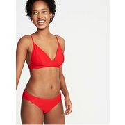 Textured-rib Bralette Swim Top For Women - $16.10 ($10.89 Off)