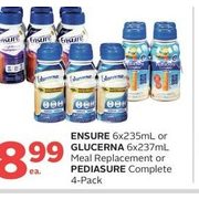 Ensure or Glucerna Meal Replacement or Pediasure Complete - $8.99