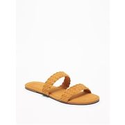 Braided Faux-suede Slide Sandals For Women - $17.50 ($9.49 Off)
