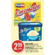 Beryers Classic Desserts Or Popsicle Novelty Bars  - $2.99