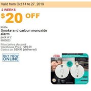 Kidde Smoke and Carbon Monoxide Alarm  - $69.99 ($20.00 off)
