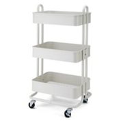 Type A Momentum 3-tier Utility Cart, White - $39.99 ($10.00 Off)