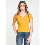 Harlow Womens Ally Notch Tee - $18.00 ($12.00 Off)