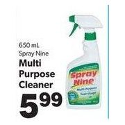 Spray Nine Multi Purpose Cleaner  - $5.99