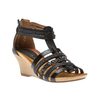 Hana Black Embellished-accent Wedge Gladiator Sandal By Spring Step - $69.99 ($20.01 Off)