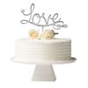 Olivia & Oliver™ "love" Cake Topper In Silver - $18.74 ($11.25 Off)