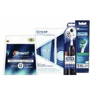 Crest Whitening Products or Oral-B Manual Battery or Power Toothbrushes or Replacement Heads  - 15% off