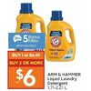 Arm & Hammer Liquid Laundry Detergent  - $6.49