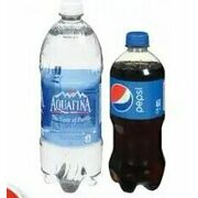 Aquafina Water or Pepsi Beverages - 2/$4.50
