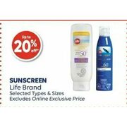 Life Brand Sunscreen - Up to 20% off