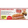 1 Whole Dagwood Sandwich + 1 Compliments Traditional Salad + or Cookies + Coca-Cola Products - $22.99