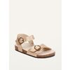 Faux-Leather Buckle Sandals For Toddler Girls - $11.00 ($14.99 Off)