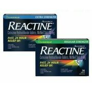 Reactine Tablets or Liquid Gels or Benadryl Allergy Caplets - $23.99