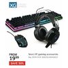 XG PC Gaming Accessories  - From $19.99 (50% off)