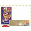 Cadbury, Christie Fun Treats or Lindt Swiss Classic Chocolate Bars - $8.99