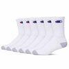 Champion Unisex Double Dry Performance Crew Sock (6 Pack) - $15.98 ($6.02 Off)