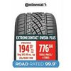 Continental Extremecontact DWS06 Plus Tire - $194.21 (20% off)