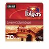 Folgers Coffee or Tim Hortons Hot Chocolate K-Cup Pods  - $17.99-$18.99