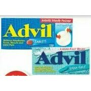 Advil Tablets or Liqui-Gels - Up to 25% off