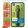 Gillette Fusion 5 Shave Gel, Schick Intuition Cartridges or Philips Grooming Appliances - Up to 15% off