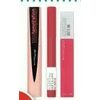 Maybelline New York Total Temptation Mascara or Superstay Lip Colour - $9.99