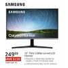 Samsung 32" 75Hz 1080p Curved LCD Monitor  - $249.99 ($130.00 off)