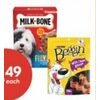 Milk-Bone, Purina Beggin' or Dentalife Dental Dog Treats - $4.49